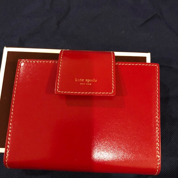 kate spade Accessories - Kate spade red leather mini notebook